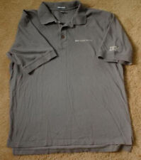 IBM GLOBAL SERVICES gray polo shirt size L short sleeve picture