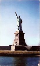 Statue Liberty Bedlows Island New York Harbor NY Postcard UNP VTG Unused Vintage picture