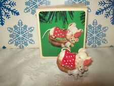 HALLMARK NAPPING MOUSE 1984 CHRISTMAS KEEPSAKE ORNAMENTS CUTE picture