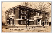 RPPC High School 1911, Winfield Kansas KS Postcard picture