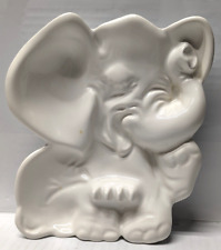 Vintage MCM Laughing Elephant Ceramic Ashtray EUC Rare picture