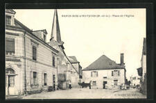 CPA Brain-sur-l'Authion, Place de l'Eglise 1904  picture