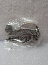 McDonald's Restaurants Pewter Toned Key Chain Restaurant Shaped New In Package picture