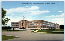 Postcard IL 1949 Peoria Northern Regional Research Laboratory Linen O2 picture