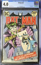 Batman #251 CGC VG 4.0 Joker's Revenge Classic Neal Adams Joker Cover picture