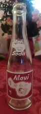 Vintage ACL Soda Bottle Maui Hawaii Soda Maui No Ka Oi Wailuku picture