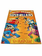 Secret Origins of Super-Villains (C-39) Treasury Edition (DC 1975) - GD/VG picture