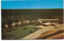 Georgia-GA-Folkston-Georgian Motel-Restaurant-Bird's Eye-Vintage Postcard picture
