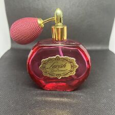 Vintage Pink Lavish Perfume Bottle w/ Working Atomizers 4” T x 3” W picture