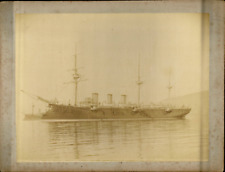 Jean Gilletta, France, Toulon, Navy Militaire, Cruiser Cécille, vintage album picture