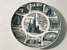 VINTAGE KETTLESPRINGS KILNS ST. MICHAEL'S CHURCH CENTENNIAL PLATE CLEVELAND OH picture