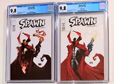 Lot of 2 SPAWN #185 both CGC 9.8 McFarlane 2 Diff Covers 1st + 2nd Print 2008 picture