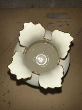 Lenox Heritage Collection Cream Finish Bird Motif Vase with Gold Trim Oriental picture