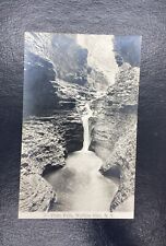 1940s RPPC Pluto Falls WATKINS GLEN NY Nice Landscape Waterfall VINTAGE Postcard picture