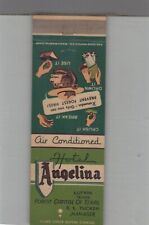 Matchbook Cover Hotel Angelina Lufkin, TX picture
