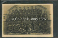 WELSH REGT WELCH BOY SCOUTS  RP REAL PHOTO POSTCARD MILITARY WW1 SOLDIERS picture