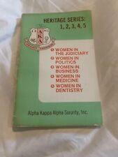 Rare Alpha Kappa Alpha Sorority Heritage Series: 1, 2, 3, 4, & 5  1968 picture