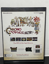 Chrono Trigger Nintendo DS RPG Video Game Art Vintage Print Ad Framed picture