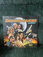 Vintage 1979 Battlestar Galactica Calendar with Full Length Poster picture