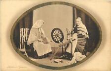 Lerwick Scotland Shetland Spinners OLD PHOTO picture