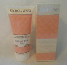 Vintage Secret de Venus perfumed body lotion 2.5 oz by Parfums Weil, new in box picture