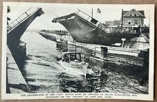 Drawbridge. Gloucester And Rockport. Cape Ann   Massachusetts Vintage Postcard picture
