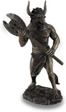 Veronese Design Bronze Finished Minotaur with Labrys Statue Metallic,bronze  picture