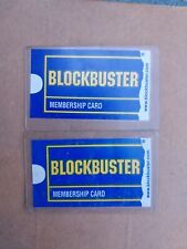 Lot Of 2 Vintage Blockbuster Video Laminated Membership Cards picture