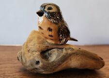 Jodi Canada Vintage Driftwood With Ceramic Bird picture