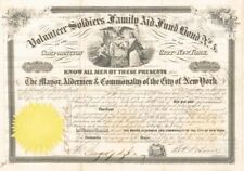 Volunteer Soldiers Family Aid Fund Bond No. 3 - Civil War picture
