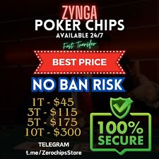 ZYNGAPOKER (100% No Ban) - 100B Chips picture