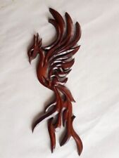 22 inches, Phoenix Carving Wall, Phoenix bird, Handmade Phoenix, Wooden gift picture