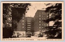 1920's 2424 WILSHIRE BOULEVARD HOTEL APARTMENTS LOS ANGELES CALIFORNIA*OLD CARS picture
