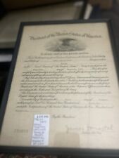 1946 WWII James Forrestal Signature USN Ensign Official Historical Document picture