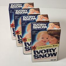 4 Vintage Sample Size Ivory Snow Small Boxes One Use Unused picture