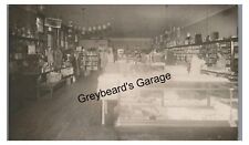 RPPC Interior General Dry Goods Store Vintage Real Photo Postcard picture