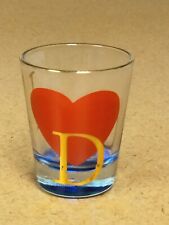 ~~ I LOVE (Heart) DC SHOT GLASS ~~ District of Columbia ~~ Washington DC ~~ picture