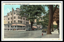 Norway Maine Beals Tavern Main St Street View Postcard Posted 1935        pc181 picture