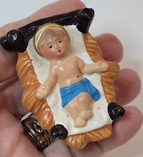 Vtg Baby Jesus Christmas Nativity Figure Composition? Replacement Japan   picture