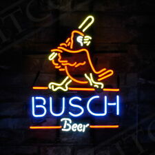 Cardinal Bvsch Beer Bar Neon Sign Light Artwork Decor For Man Cave Room Shop 17