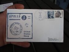 Vtg 1971 APOLLO 15 Recovery Force, TF140, USS AUSTIN Ship Postmarked Envelope picture