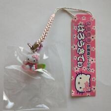Hello Kitty Gotochi Aomori Limited Cherry Blossom Netsuke Keychain 2004 picture