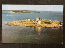 Brooklin Maine ME Blue Hill Bay Lighthouse Antique Photo Postcard picture