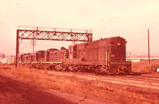 CNJ  jersey central 1503 action locomotive railroad slide picture
