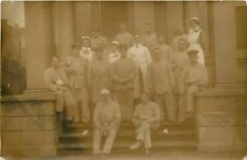 Postcard RPPC C1916 Germany WW1 Military hospital nurse wounded soldier GR24-227 picture