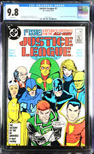 Justice League #1 CGC 9.8 (1987) 1st appearance of Maxwell Lord (Black King) picture