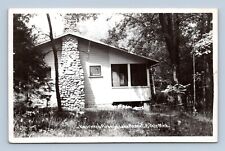 RPPC Becker's Resort Cottage Pickerel Lake Bitely Michigan MI 1956 Postcard O2 picture