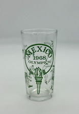 Vintage 1968 Mexico Summer Olympics Glass Tumbler Collectible picture