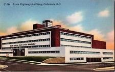 Postcard South Carolina State Highway Department Columbia SC Linen Unposted picture