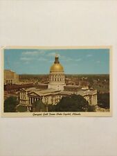 Vtg Postcard Georgia’s Gold Dome State Capital, Atlanta, GA 1965 B2 picture